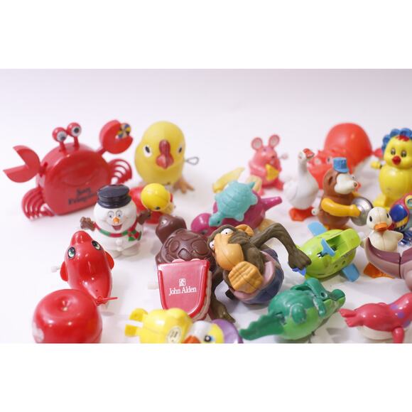 Vintage, Wind-up, Toy, Lot, Small, Figures, Walking, Movable, ~ 250929-WH 761 - Picture 4 of 5